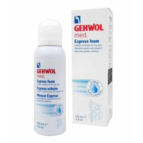 Gehwol Med – Mousse Express - Hydratation non grasse immédiate